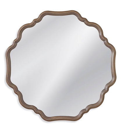 Bassett Mirror - Davenport 40" Gray Round Wall Mirror - M3808 view 1
