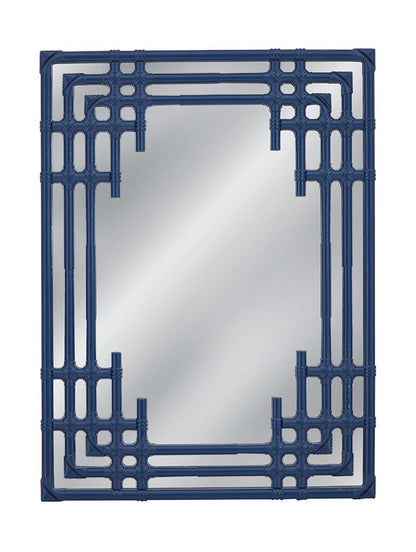Bassett Mirror - Daysmill 48" Blue Rectangular Wall Mirror - M5284 view 1