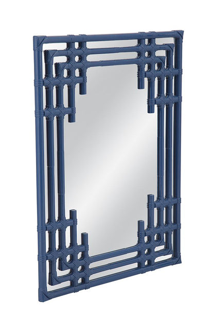 Bassett Mirror - Daysmill 48" Blue Rectangular Wall Mirror - M5284 view 2