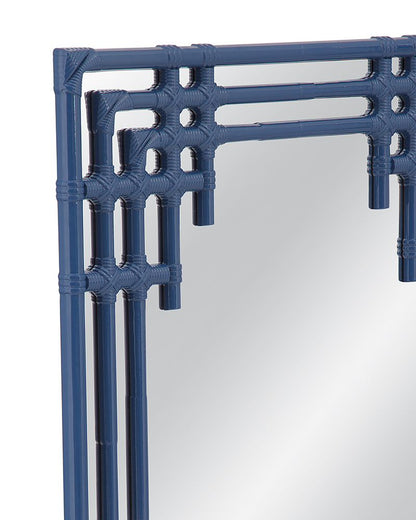 Bassett Mirror - Daysmill 48" Blue Rectangular Wall Mirror - M5284 view 3
