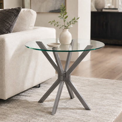 Bassett Mirror - Deen Glass-Top End Table - 5510-220-492 view 4