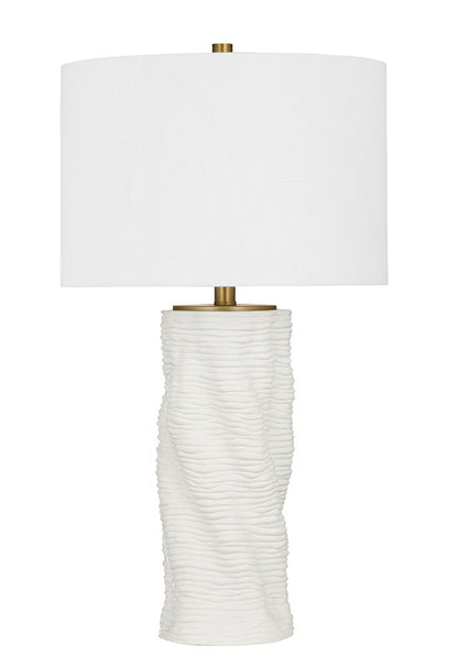 Bassett Mirror - Delancy 27" White Resin Table Lamp - L4700T view 1