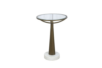 Bassett Mirror - Delgado Glass-Top Accent Table - 6123-LR-223 view 1