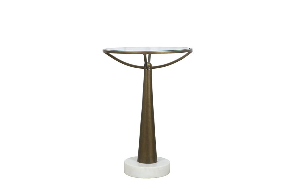 Bassett Mirror - Delgado Glass-Top Accent Table - 6123-LR-223 view 2
