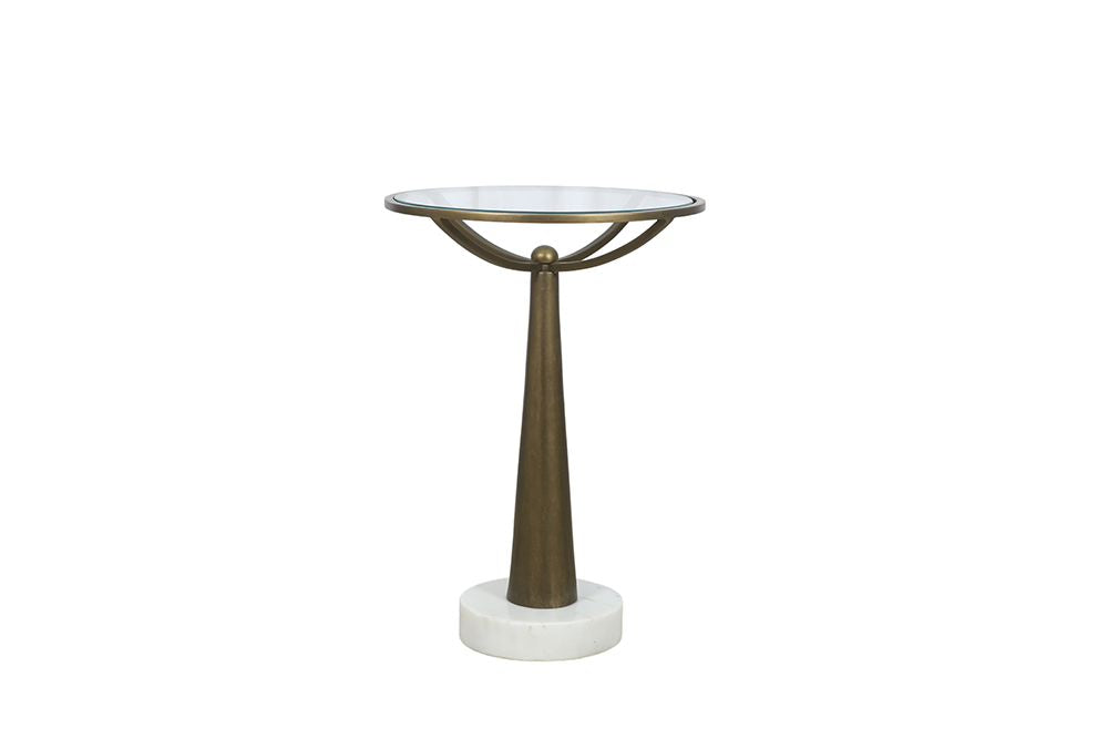 Bassett Mirror - Delgado Glass-Top Accent Table - 6123-LR-223 view 5