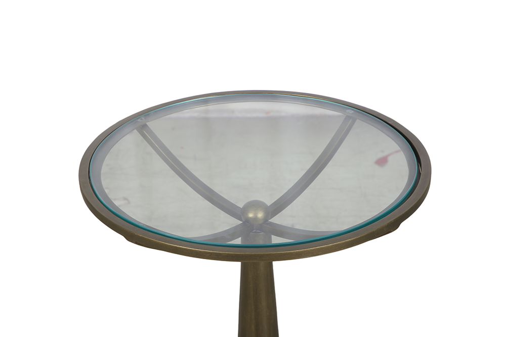 Bassett Mirror - Delgado Glass-Top Accent Table - 6123-LR-223 view 6