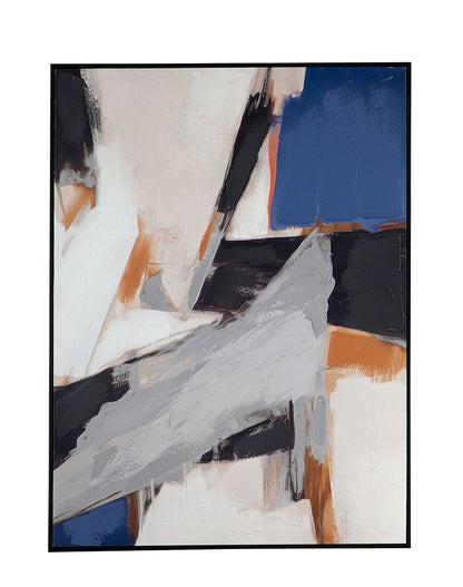 Bassett Mirror - Denisa Abstract Framed Canvas I Black Abstract Art - 7301-034 view 1
