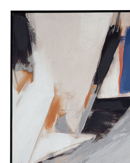 Bassett Mirror - Denisa Abstract Framed Canvas I Black Abstract Art - 7301-034 view 3