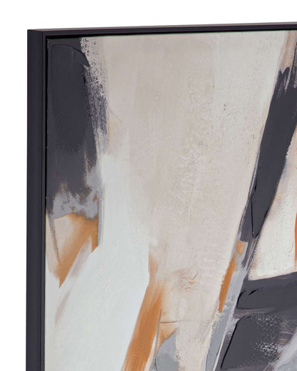 Bassett Mirror - Denisa Abstract Framed Canvas I Black Abstract Art - 7301-034 view 4