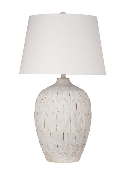 Bassett Mirror - Deveron 31" Cream Resin Table Lamp - L4718T view 1