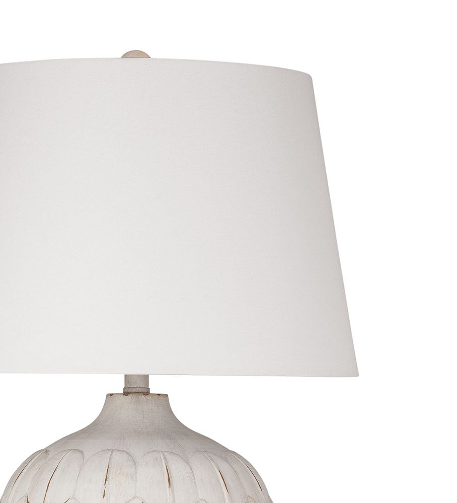 Bassett Mirror - Deveron 31" Cream Resin Table Lamp - L4718T view 2