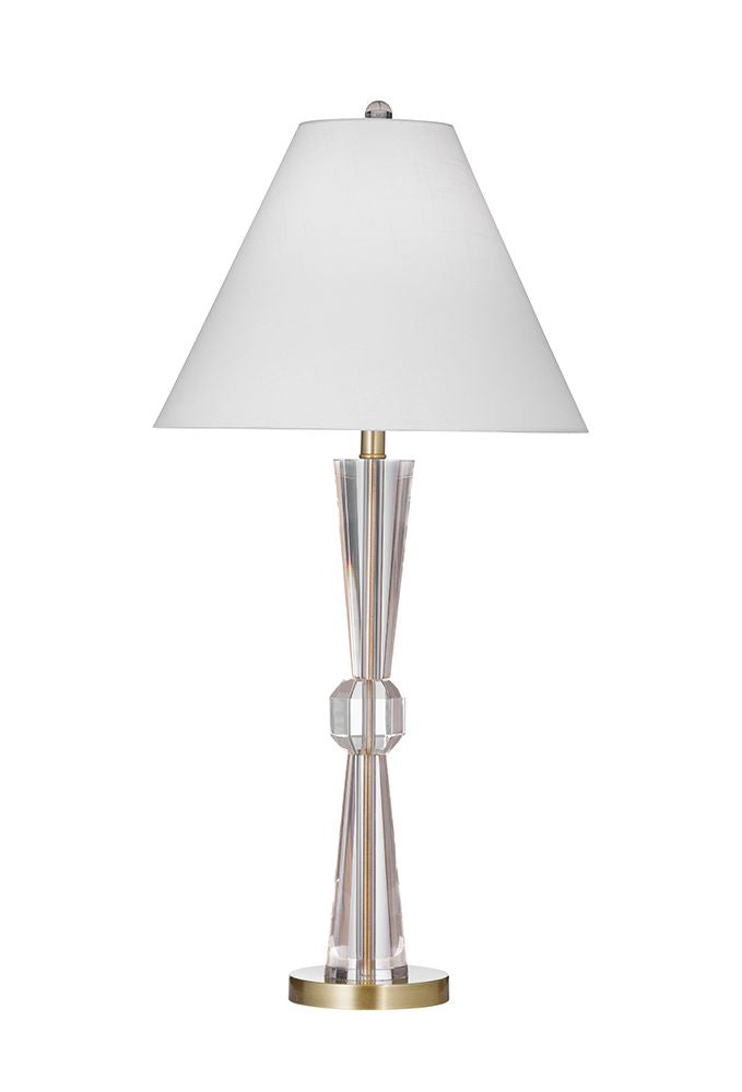 Bassett Mirror - Devon 35" Clear Crystal Table Lamp - L4635T view 1