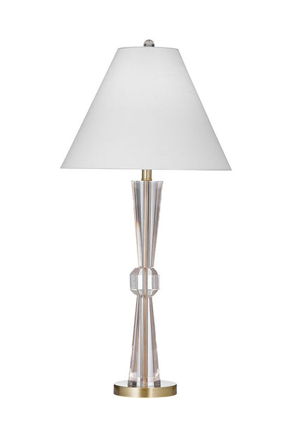 Bassett Mirror - Devon 35" Clear Crystal Table Lamp - L4635T view 1