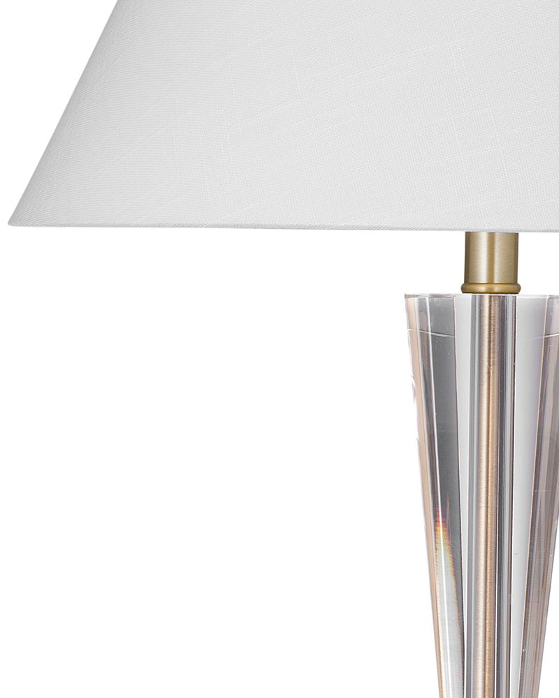 Bassett Mirror - Devon 35" Clear Crystal Table Lamp - L4635T view 2