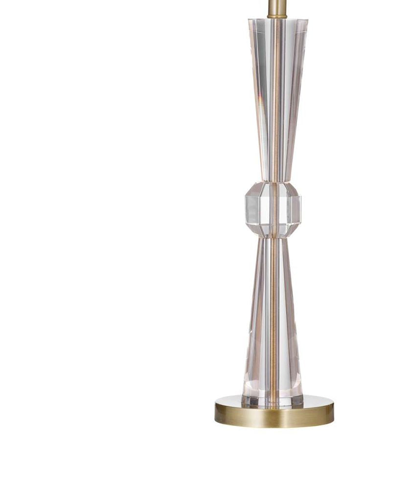 Bassett Mirror - Devon 35" Clear Crystal Table Lamp - L4635T view 3