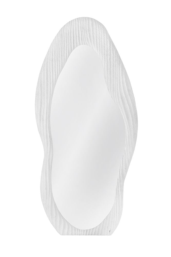 Bassett Mirror - Dianne 40" White Rectangular Wall Mirror - M5148 view 1