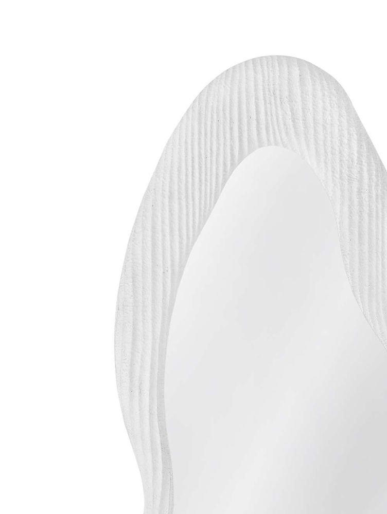 Bassett Mirror - Dianne 40" White Rectangular Wall Mirror - M5148 view 4