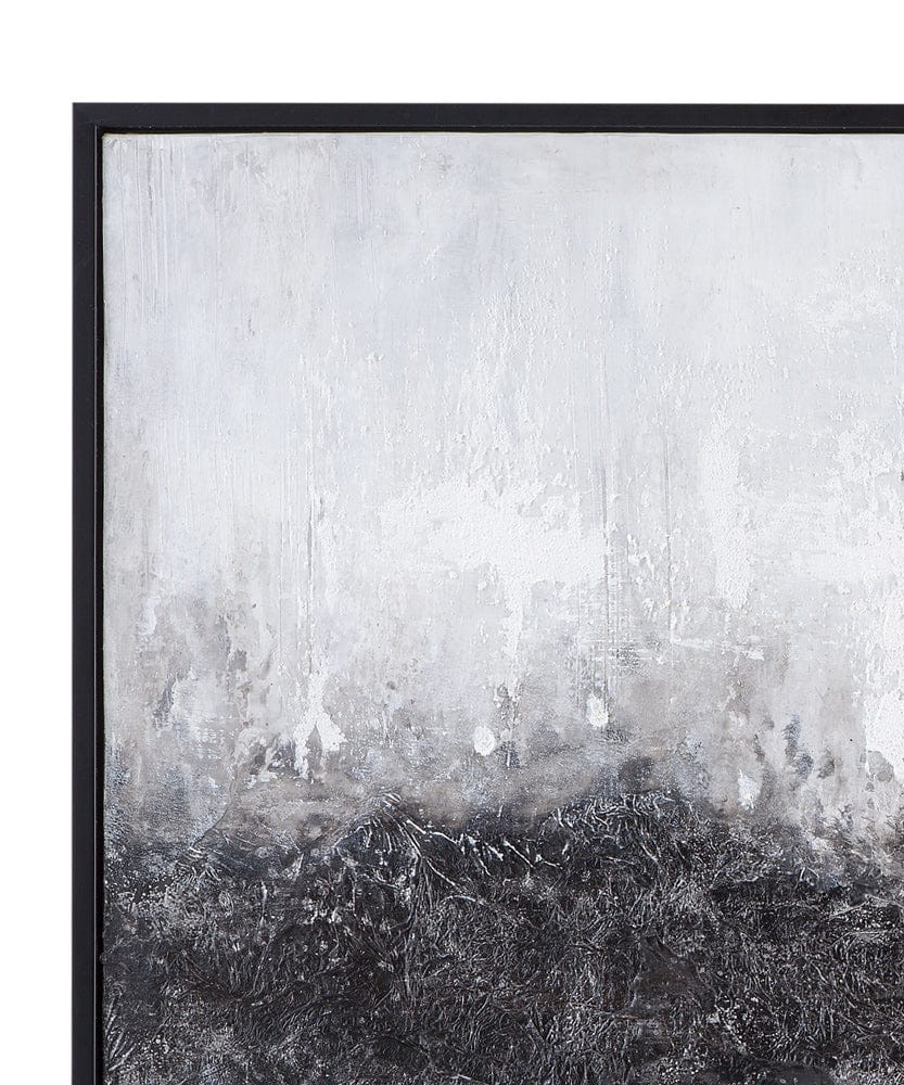 Bassett Mirror - Divided Framed Canvas in Black - 7301-062 view 3