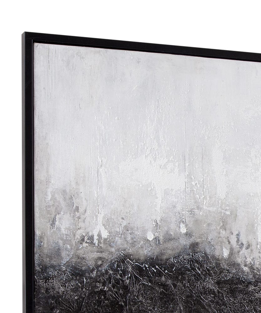 Bassett Mirror - Divided Framed Canvas in Black - 7301-062 view 4
