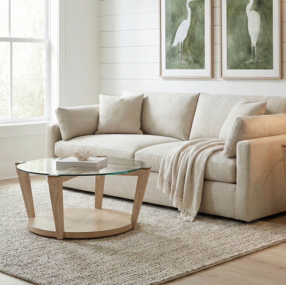 Bassett Mirror - Dunes Coffee Table - 2528-LR-120 view 5