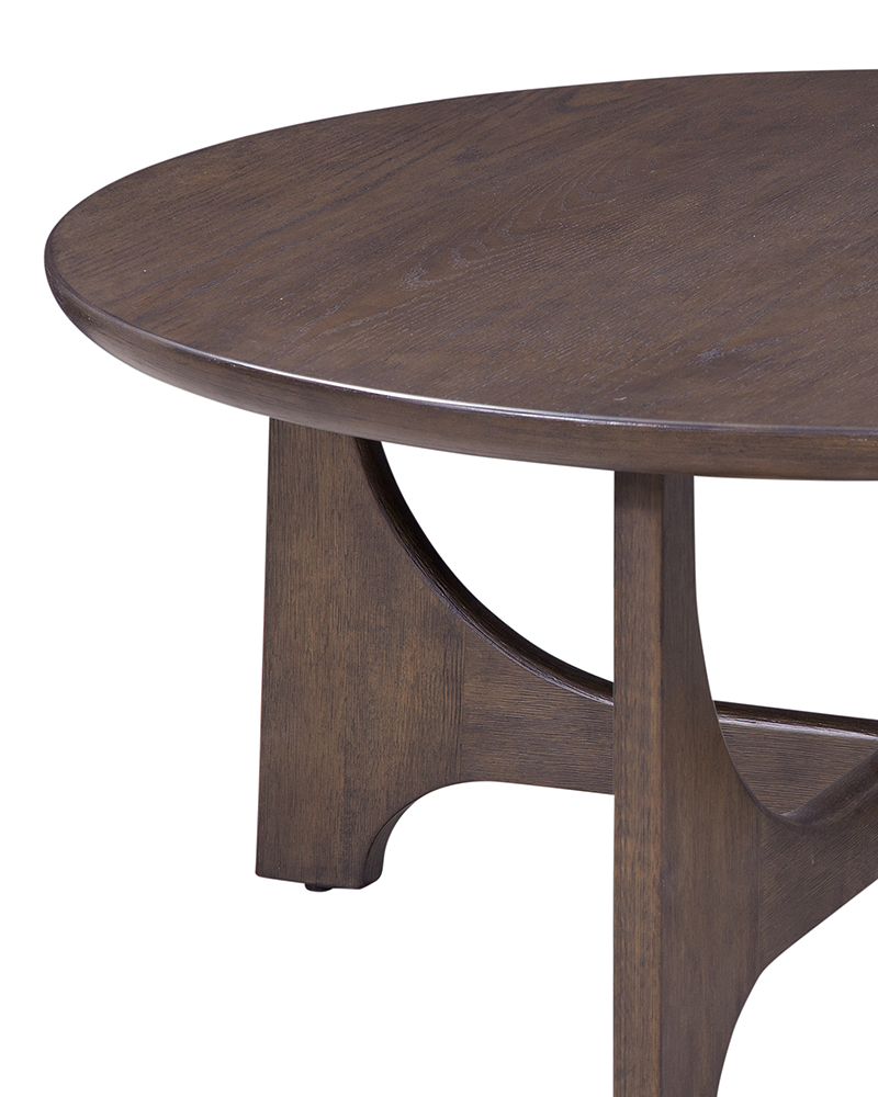 Bassett Mirror - Dunnigan Brown Oak Coffee Table - 7099-LR-120 view 4