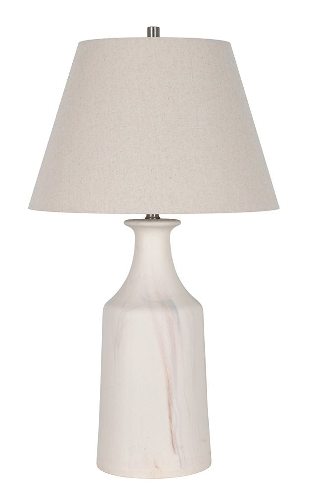 Bassett Mirror - Eastlake 35" Cream Ceramic Table Lamp - L4581T view 1