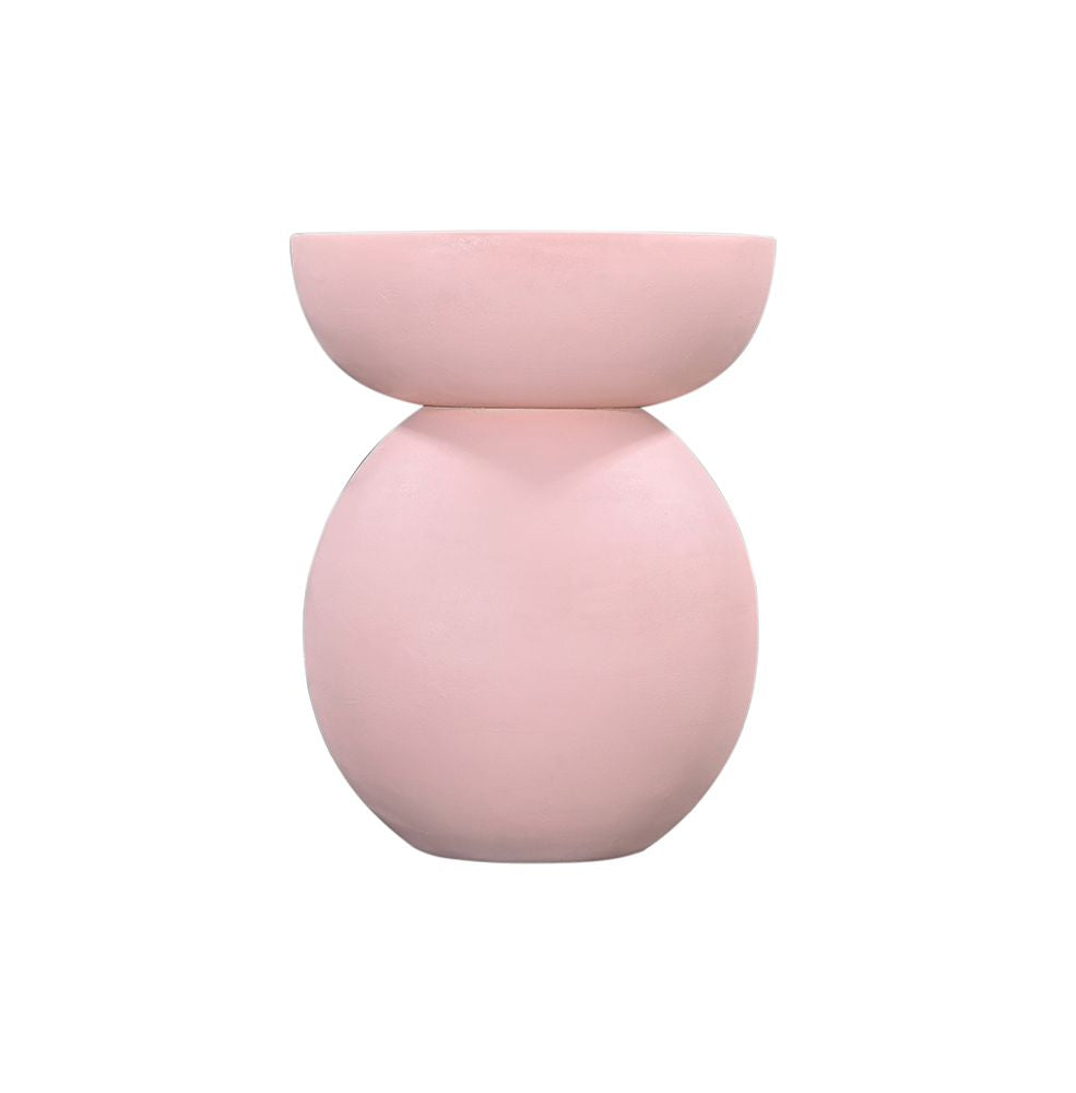 Bassett Mirror - Eden Pink Plaster Accent Table - 5594-LR-223 view 2