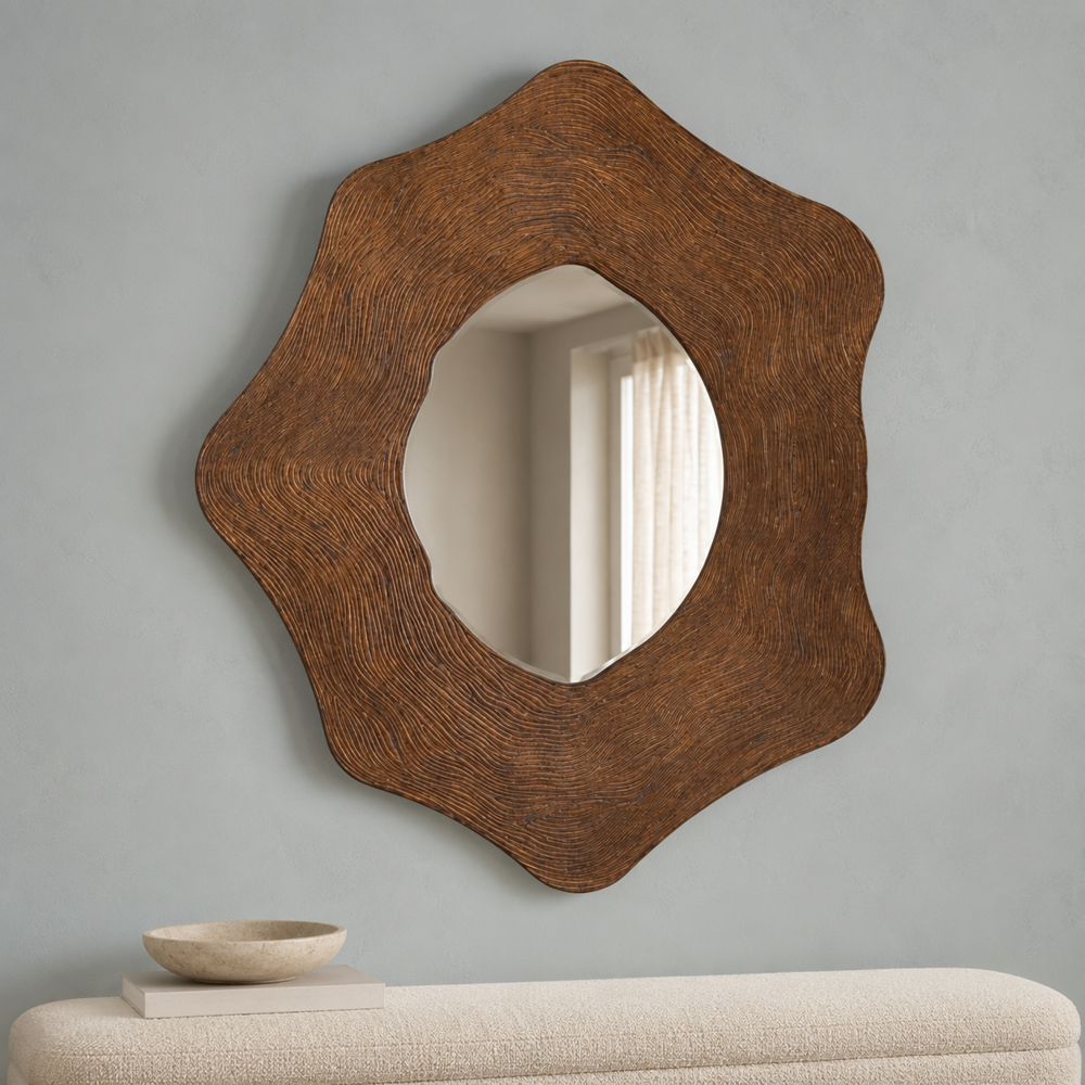 Bassett Mirror - Edgeville 46" Bronze Rectangular Wall Mirror - M5286 view 5