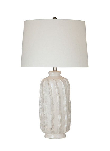 Bassett Mirror - Elian 34" Cream Ceramic Table Lamp - L4600T view 1