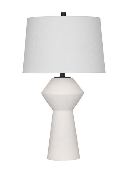 Bassett Mirror - Ella 28" White Resin Table Lamp - L4549T view 1