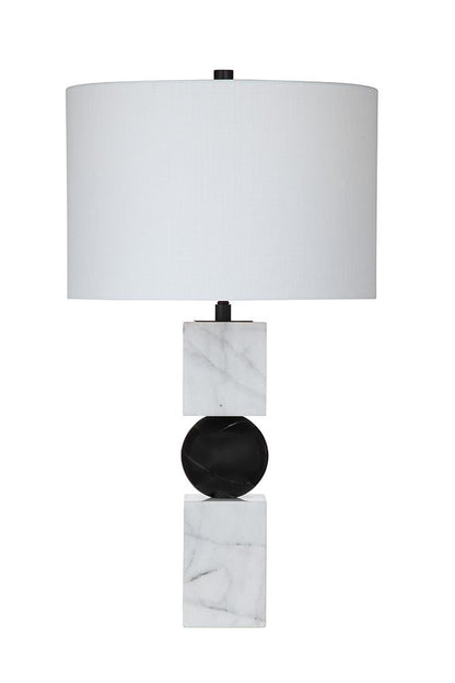 Bassett Mirror - Ellendale 27" Black Marble Table Lamp - L4604T view 1