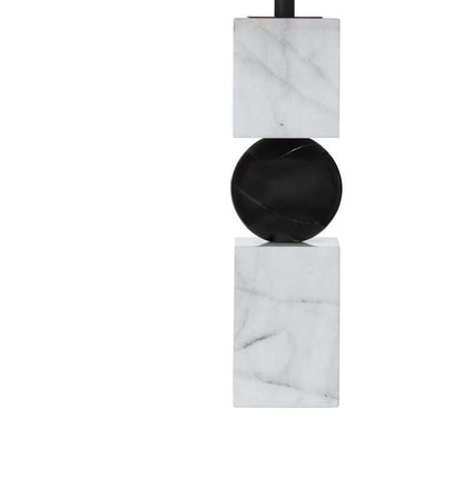 Bassett Mirror - Ellendale 27" Black Marble Table Lamp - L4604T view 3