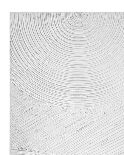 Bassett Mirror - Elton White Textured Wood Wall Art - 7500-792 view 3