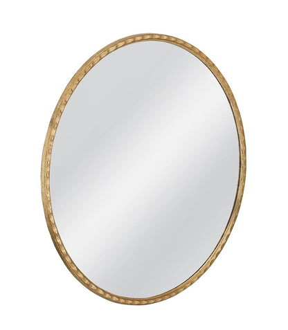 Bassett Mirror - Entralla 54" Gold Leaf Round Wall Mirror - M5200 view 2