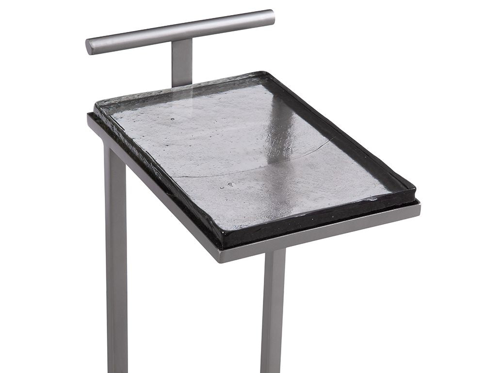 Bassett Mirror - Evelyn Cast Glass Accent Table - 5607-LR-223 view 3
