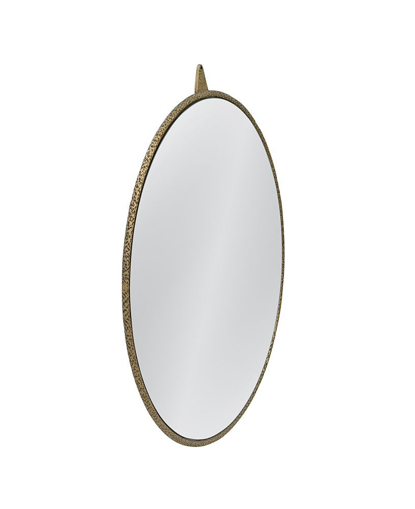Bassett Mirror - Ezra 45" Brass Rectangular Wall Mirror - M5304 view 2