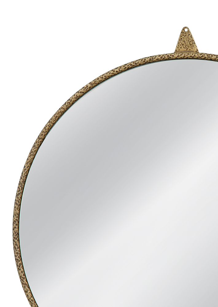 Bassett Mirror - Ezra 45" Brass Rectangular Wall Mirror - M5304 view 4