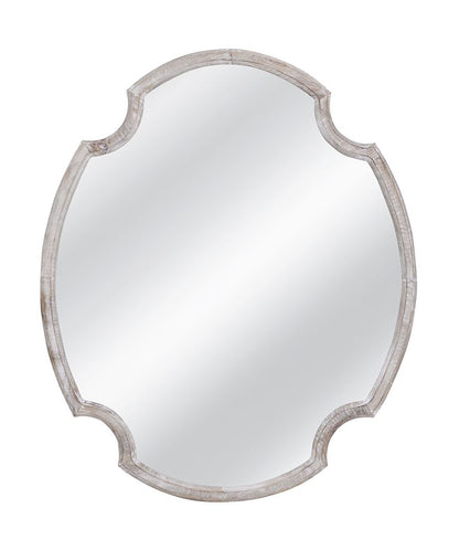 Bassett Mirror - Fairvale 40" Whitewashed Rectangular Wall Mirror - M5201 view 1