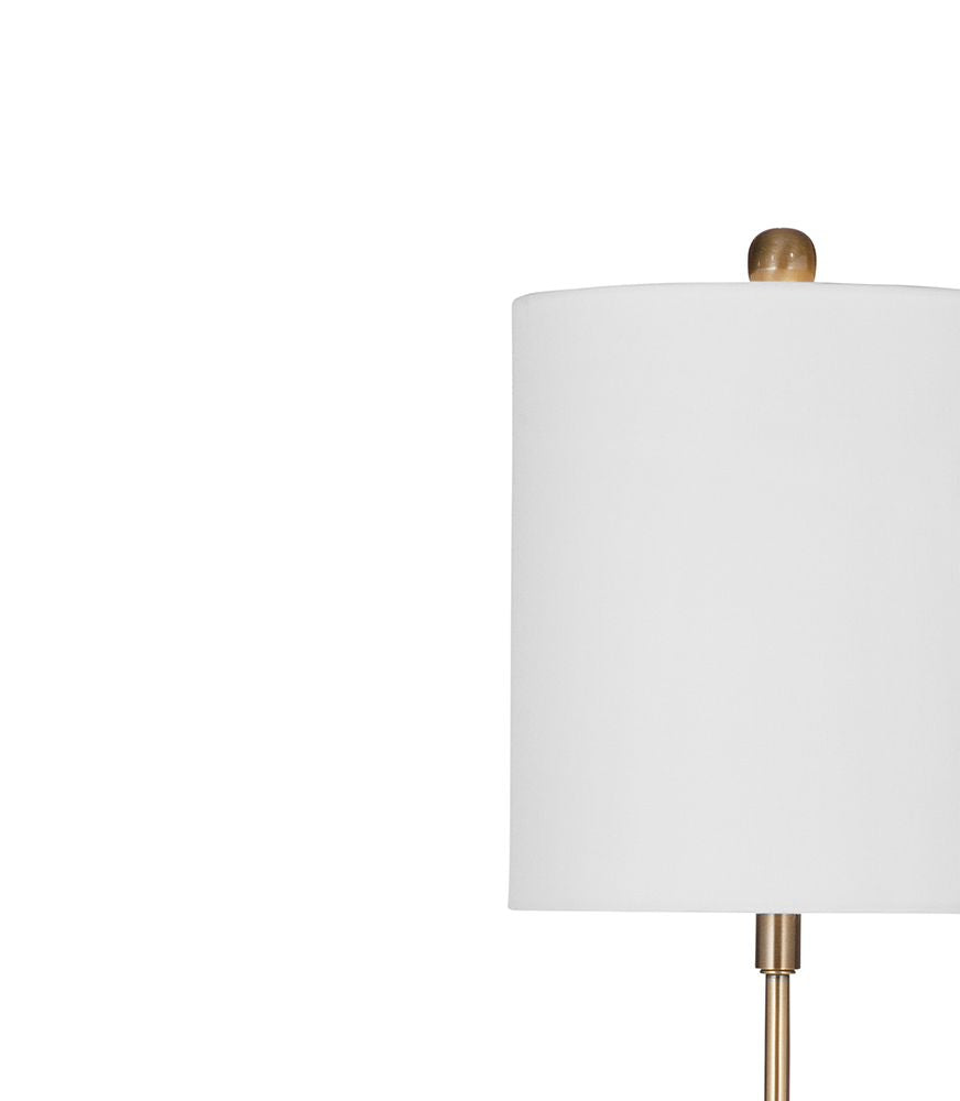Bassett Mirror - Farmington 32" Black Marble Table Lamp - L4402T view 2