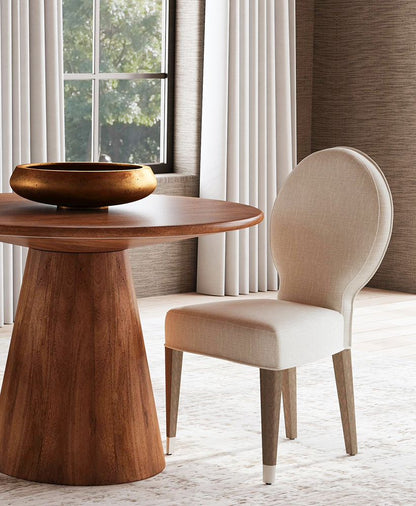 Bassett Mirror - Farrah Porcelain Upholstered Dining Chair (Set of 2) - 6185-DR-800-2 view 4