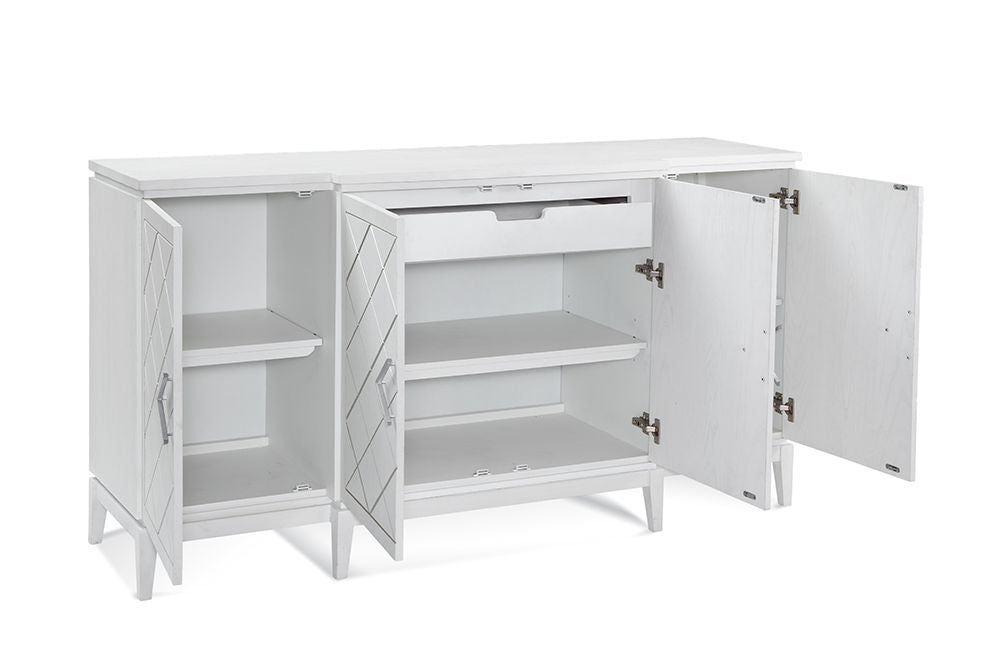 Bassett Mirror - Farrow 68" White Oak Four-Door Storage Cabinet - 7032-DR-576 view 2