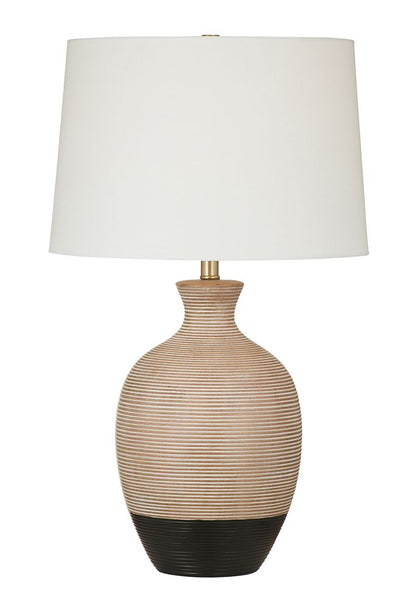 Bassett Mirror - Finnian 28" Cream Ceramic Table Lamp - L4799T view 1