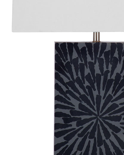 Bassett Mirror - Fleur 25" Gray Resin Table Lamp - L4441T view 2