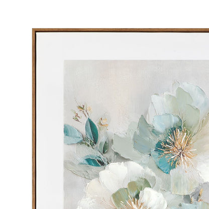 Bassett Mirror - Floral Harmony I Green Floral Framed Canvas - 7301-122 view 3