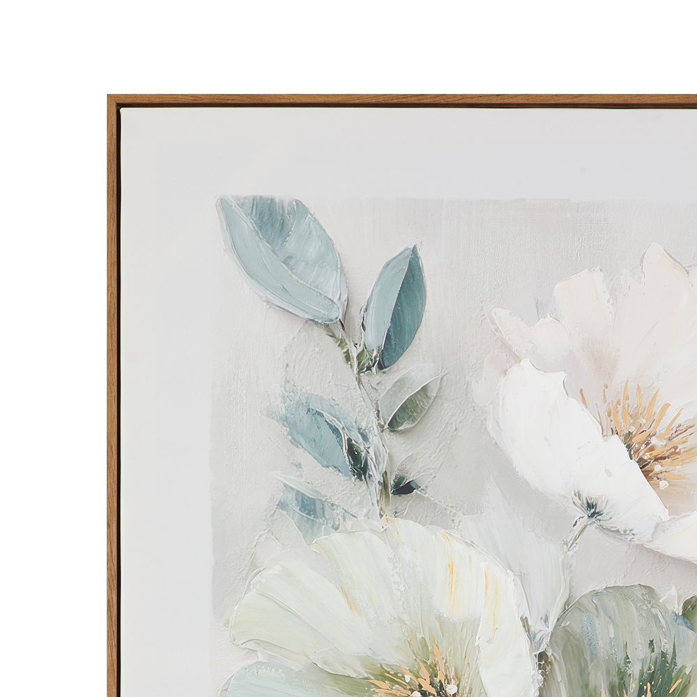 Bassett Mirror - Floral Harmony II Green Floral Framed Canvas - 7301-123 view 3