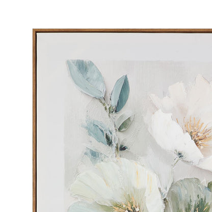 Bassett Mirror - Floral Harmony II Green Floral Framed Canvas - 7301-123 view 3