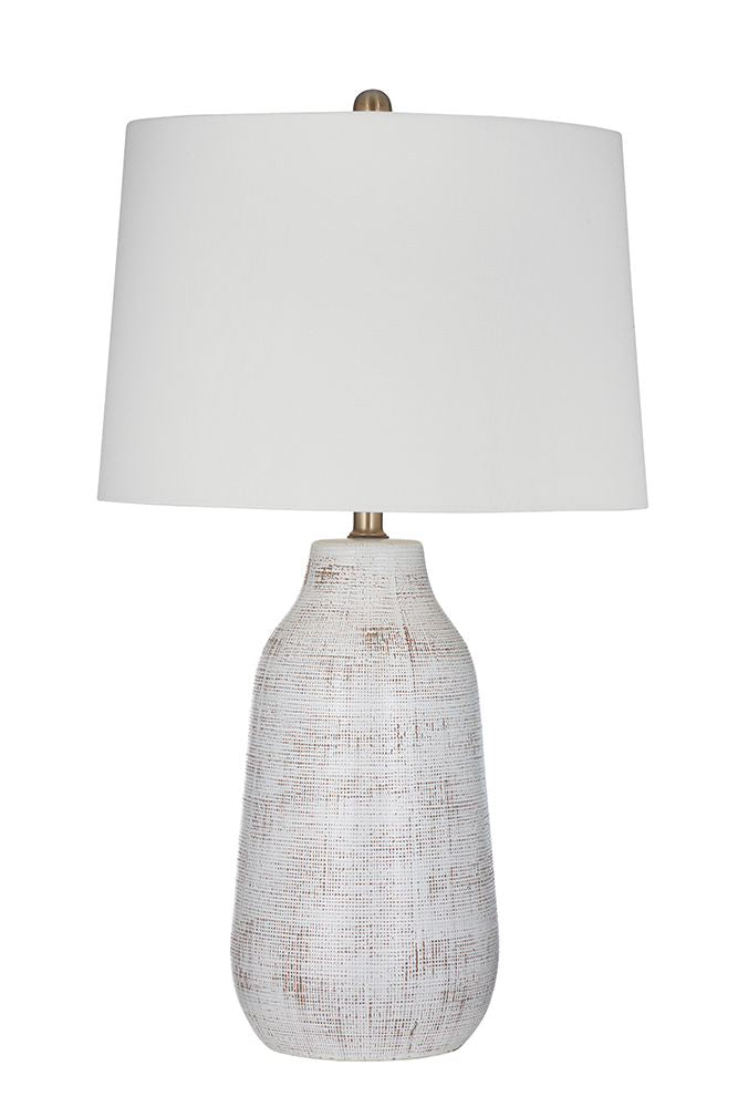 Bassett Mirror - Forcythia 31" White Ceramic Table Lamp - L4578T view 1
