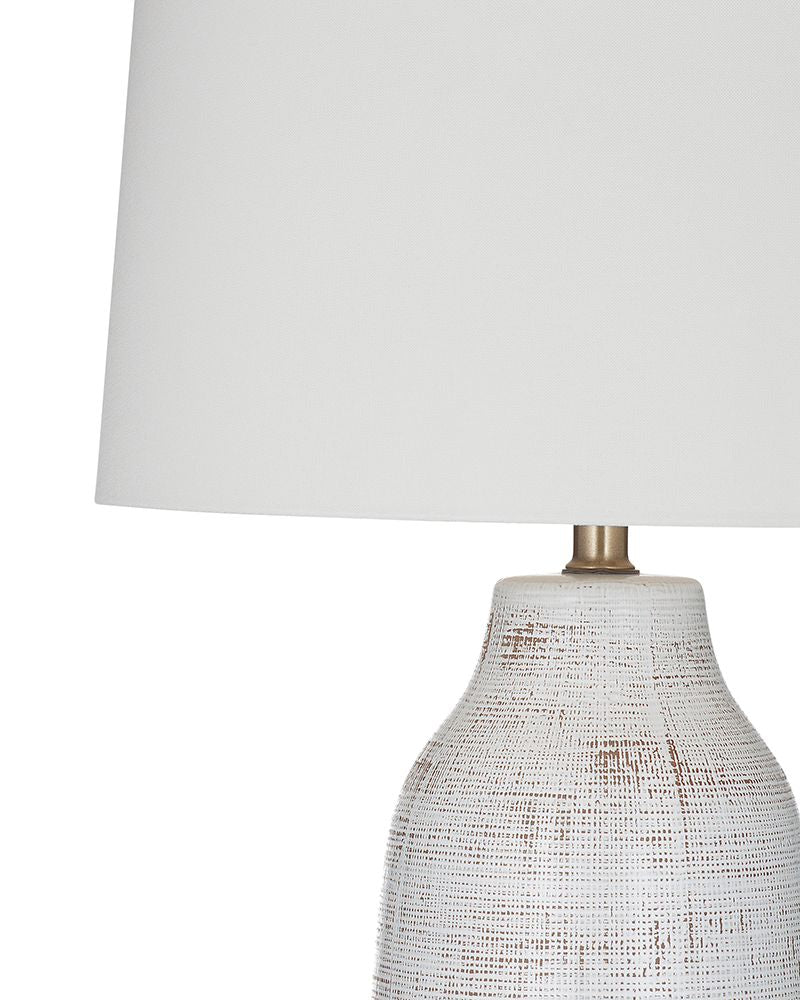 Bassett Mirror - Forcythia 31" White Ceramic Table Lamp - L4578T view 2