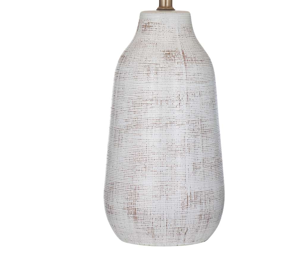 Bassett Mirror - Forcythia 31" White Ceramic Table Lamp - L4578T view 3