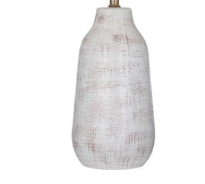 Bassett Mirror - Forcythia 31" White Ceramic Table Lamp - L4578T view 3